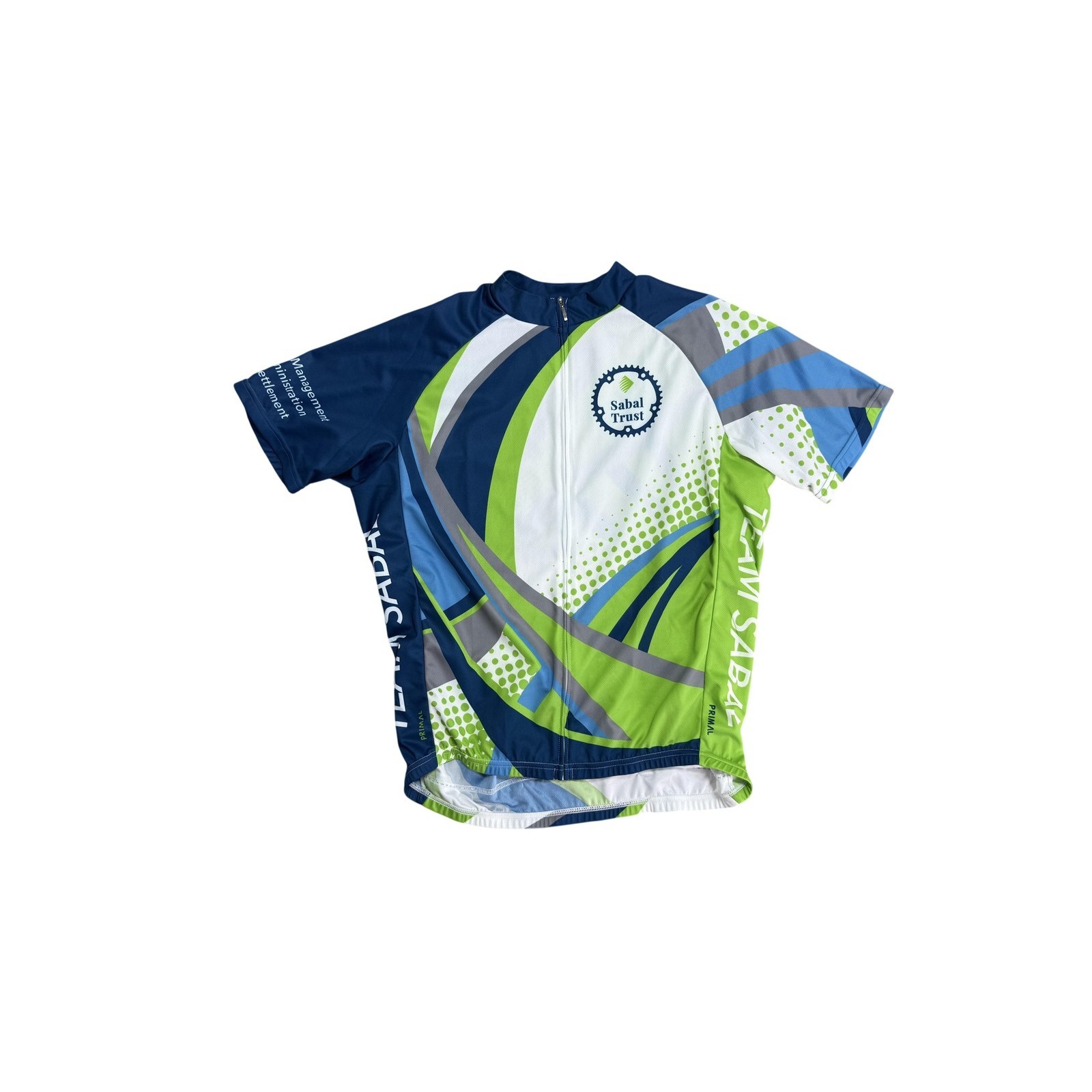 Primal Sabal Trust Cycling Jersey Mens Xl Multicolor Full Zip Bike Shirt